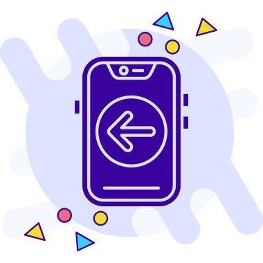 akıllı telefon simgesi vektörü