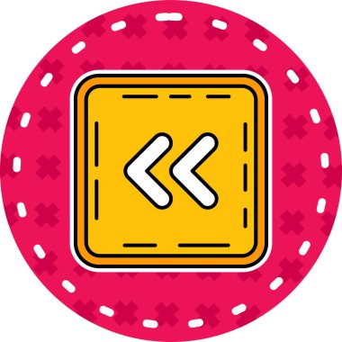 Kumarhane çipi ikon hattının vektör çizimi. Güzel ve basit tasarım unsuru kumar ikonu unsuru olarak kullanılabilir..