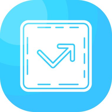 vektör renk çizgisi simgesini kontrol et