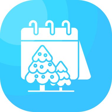 Ağaç simgesinin vektör illüstrasyonu