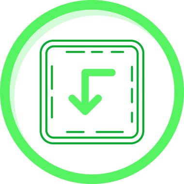 ok simgesi vektör illüstrasyonu