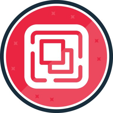 Bir bayrak simgesinin vektör illüstrasyonu