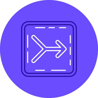 ok simgesinin vektör illüstrasyonu