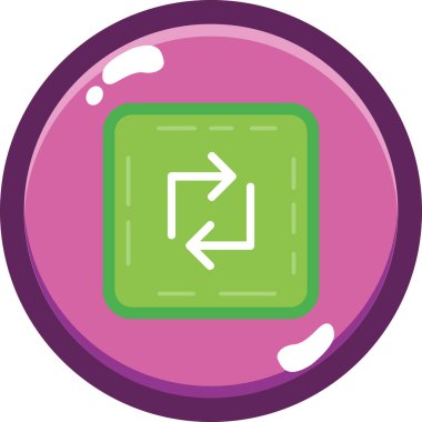 Gıda simgesinin vektör modern illüstrasyonu