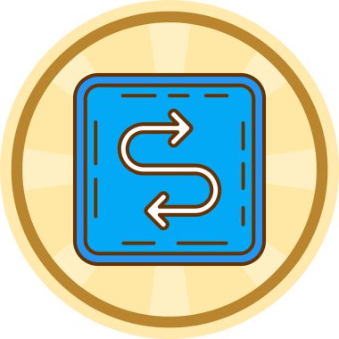 Bozuk Para Simgesi Moda Biçimli Ayrı Arka Gruplandırılmış