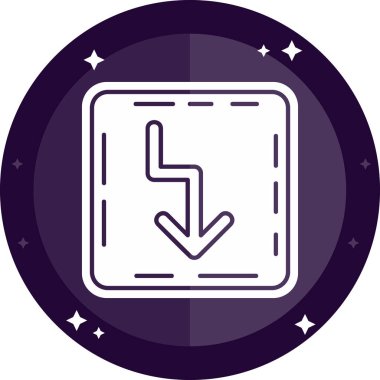 ok simgesi vektör illüstrasyonu