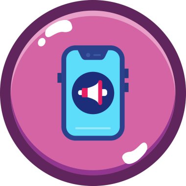 Saat simgesi. Vektör çizim