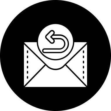 Zarf. Web simgesi basit illüstrasyon