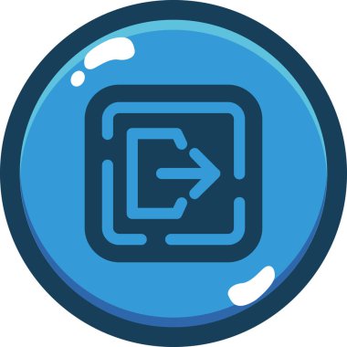 Simgeyi tazele, vektör illüstrasyonu