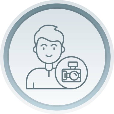 fotoğraf fotoğrafçılık simgesi beyaz arkaplanda izole edilmiş düz moda biçiminde.