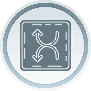 Benzersiz tazeleme vektör simgesi