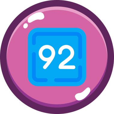 Takvim vektör simgesi modern basit illüstrasyon