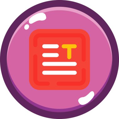 Rozet. Web simgesi basit illüstrasyon