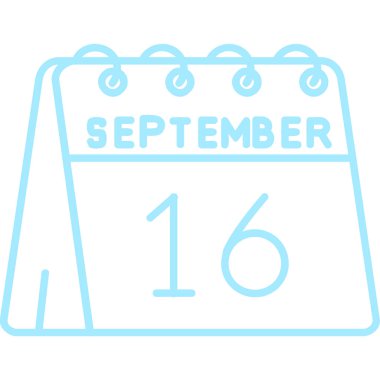 17 Ağustos tarihli bir takvimin tasviri