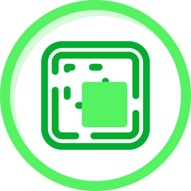 Eşsiz veri sunucu vektör simgesi