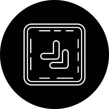 Seo ve teknoloji simgesinin vektör illüstrasyonu.