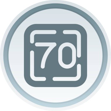 benzersiz numara 6 satır simgesi