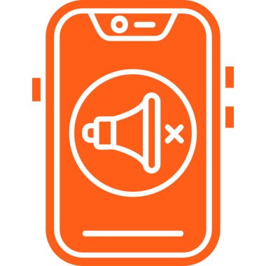 Cep telefonu. Web simgesi basit tasarım