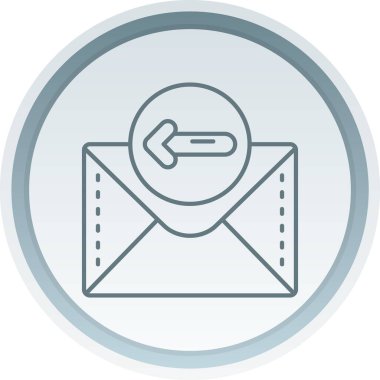 Vektör E- posta simgesi illüstrasyonu