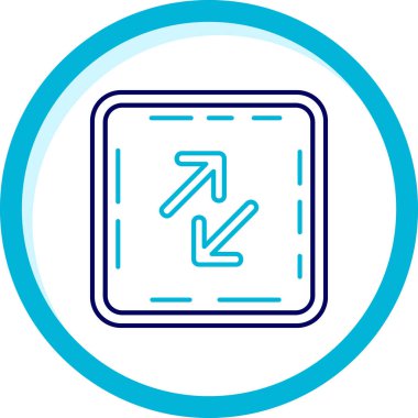 Ok. Web simgesi basit illüstrasyon