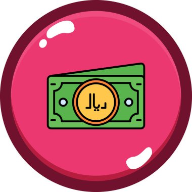 money vector color icon
