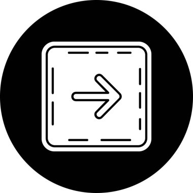 ok simgesinin vektör illüstrasyonu