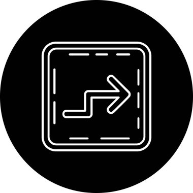 Modern bir simgenin vektör illüstrasyonu