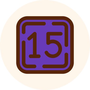 Çikolatalı kek kutsal kişilerin resmi, vektör çizim