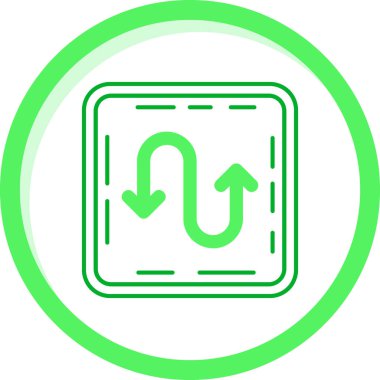 vektör simgesi modern simge tasarımı illüstrasyonunu geri döndür