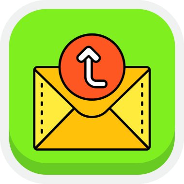 email simgesi, modern vektör illüstrasyon tasarımı