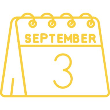 Takvim Eylül tasarım vektörü