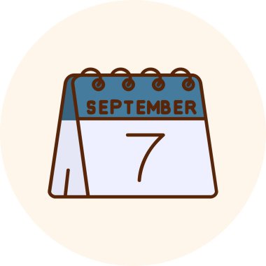 Eylül 'ün 27' si, düz tasarım.