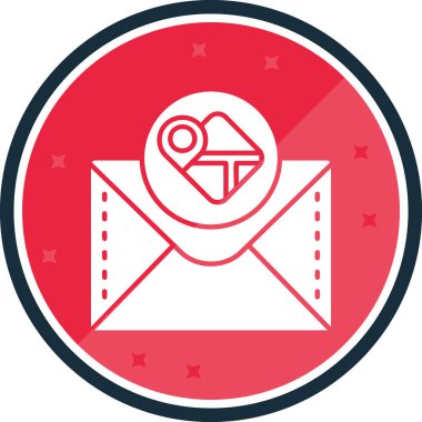 E- posta simgesi vektör illüstrasyonu