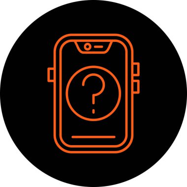 vektör mobil saat ico