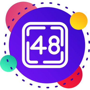 Siyah ve çizgi çizgi, beyaz arkaplanda 4 saat izole edilmiş ikon. Bütün gün. Müşteri hizmetleri 4 saat. 44. Renkli