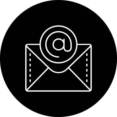 e- posta ileti simgesi. Beyaz arkaplanda izole edilmiş web tasarımı için mesaj vektör simgesi