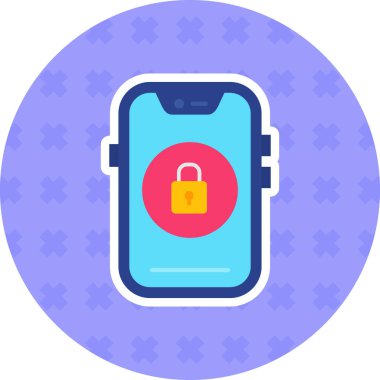 mobil uygulama simgesi, vektör illüstrasyonu