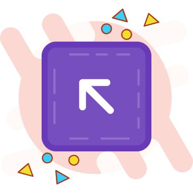 Okun yönünü belirleme simgesi - özet biçimi