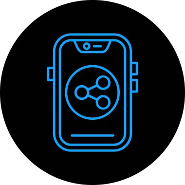 vektör akıllı telefon simgesi