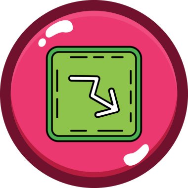 Seo simgesinin vektör illüstrasyonu