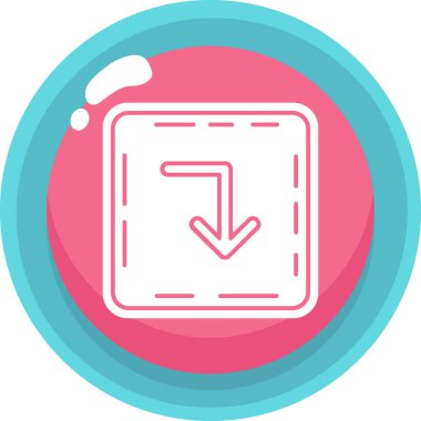 Saat simgesinin vektör illüstrasyonu