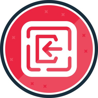 Bir yıldız simgesinin vektör illüstrasyonu