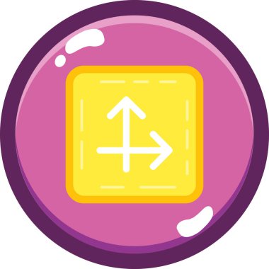 oyun topu web simgesi basit illüstrasyon