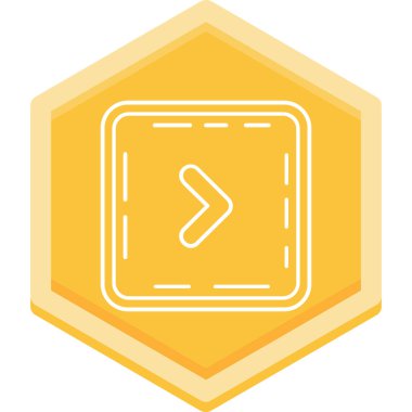 Modern simgenin vektör illüstrasyonu