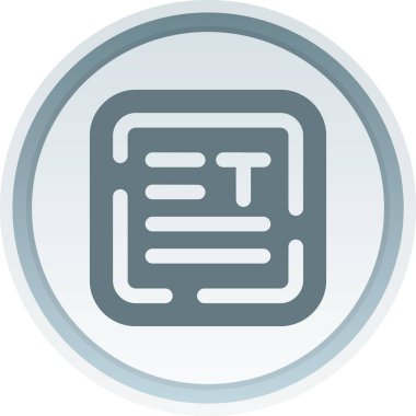 Bir web simgesinin vektör illüstrasyonu