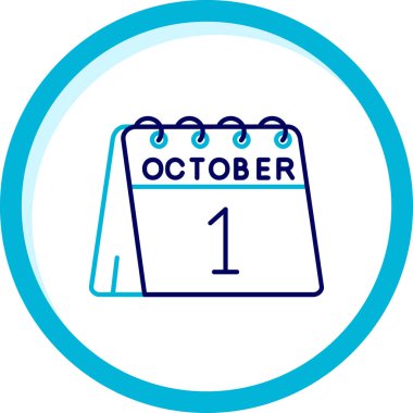 Takvim simgesinin vektör illüstrasyonu