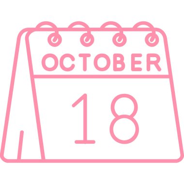 Takvim simgesi tasarımı, vektör illüstrasyonu