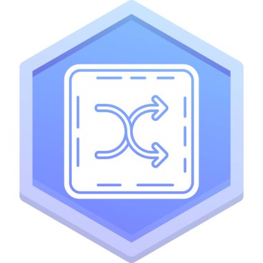 Eğilim biçimi izole edilmiş arkaplanda ok yönleri simgesi