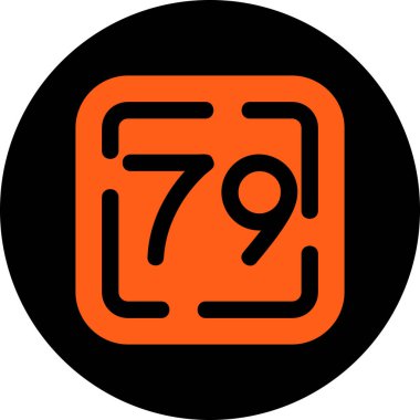 787 glyph vektör simgesi tasarımı