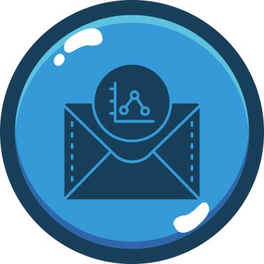 e-posta mektup simgesi ile doldurulmuş - özet biçimi